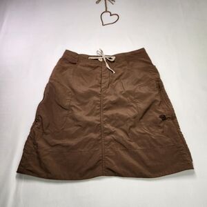 ⭐️Mountain Hardwear Brown Utility Skirt – Size 4 | Outdoor Performance 